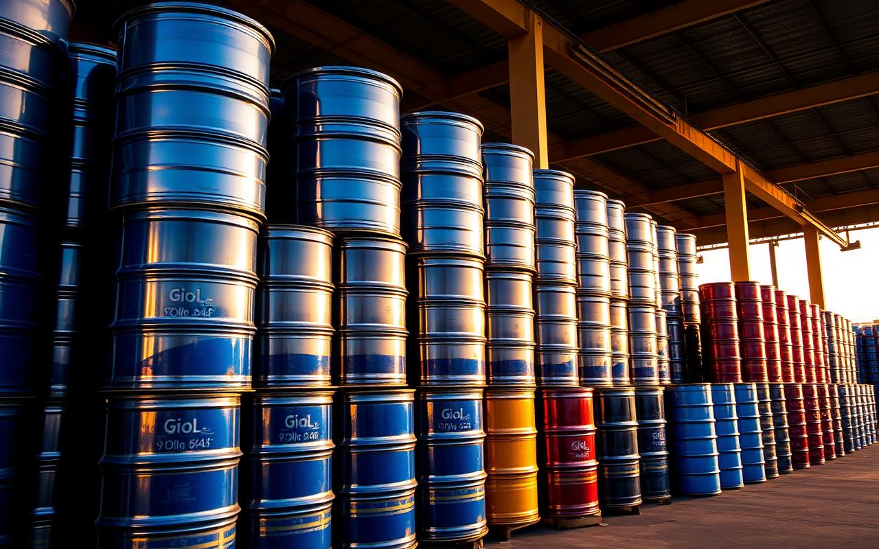Bulk diesel and base oil drums